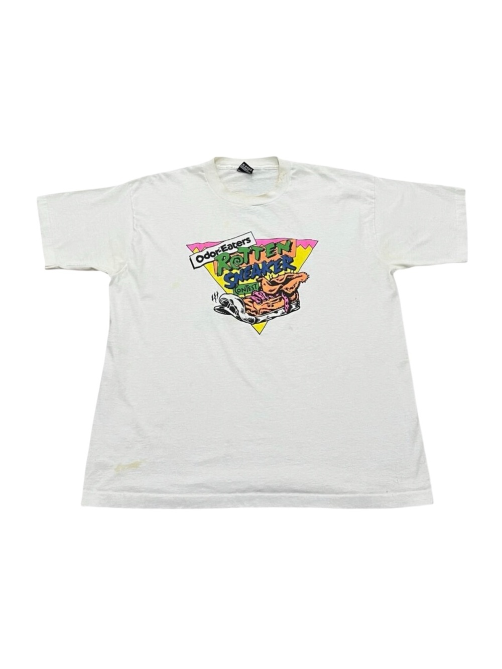 Vintage Odor Eaters “Rotten Swamp Stomp” Graphic T-Shirt White 1990s USA